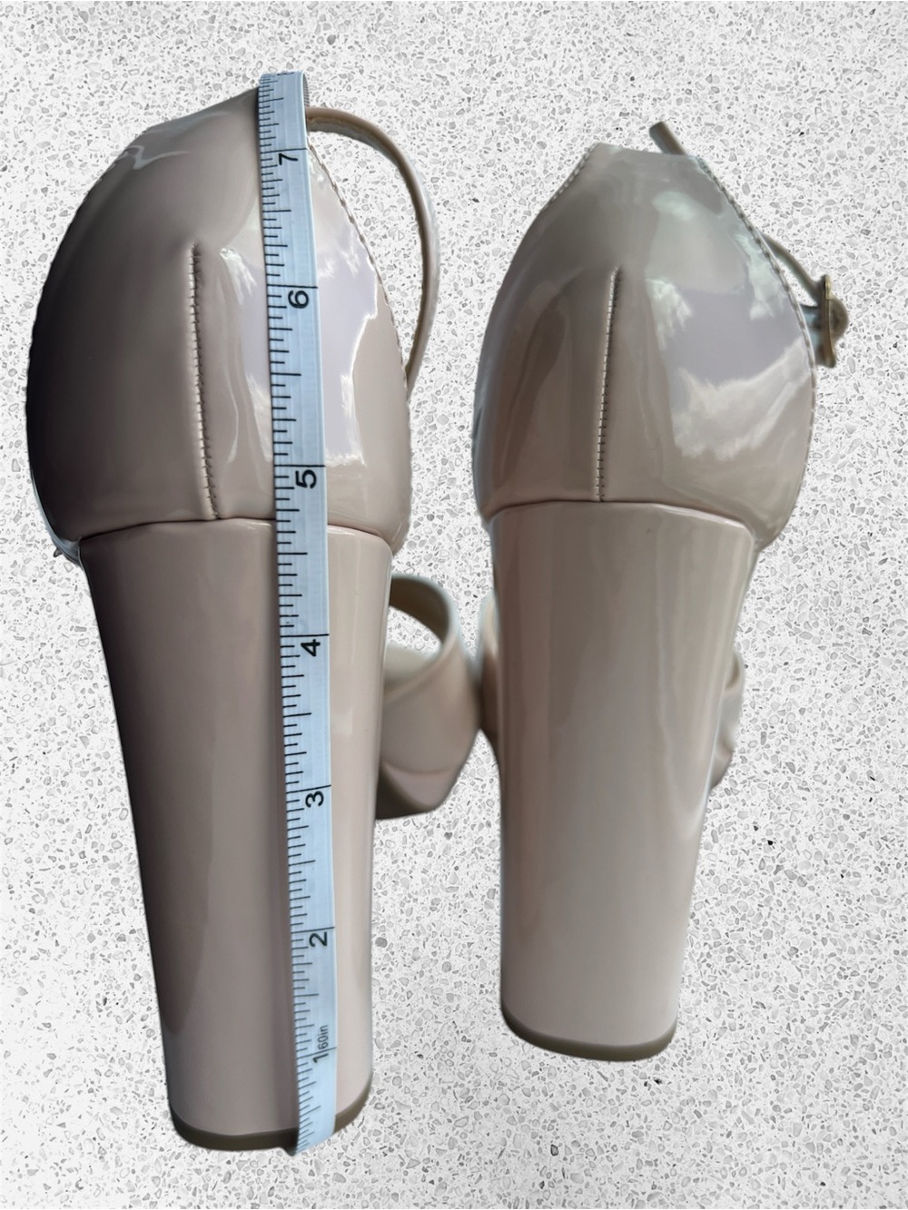 NWOT Wild Diva Women's Ankle Strap Platform Chunky Heels (Size 9) - Picture 5 of 5